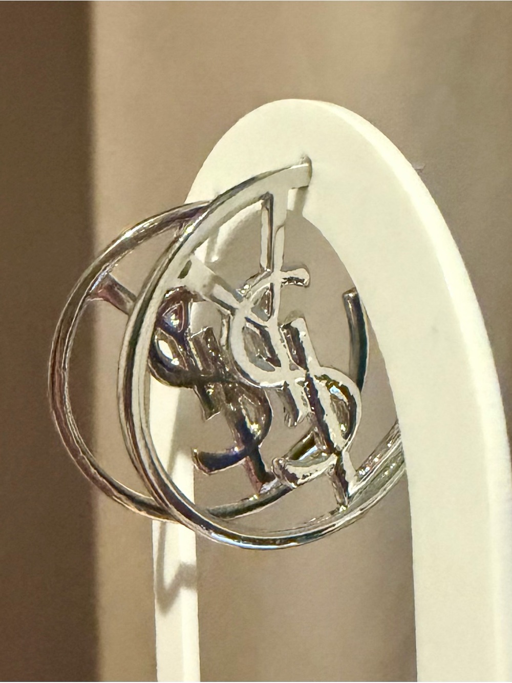 Silver Hoops - Picture 5 of 5